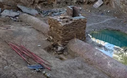 Kocaeli’de sondaj çalışmasında Bizans dönemine ait su kanalı bulundu
