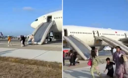 THY uçağında korku dolu anlar! Yolcular acil tahliye edildi