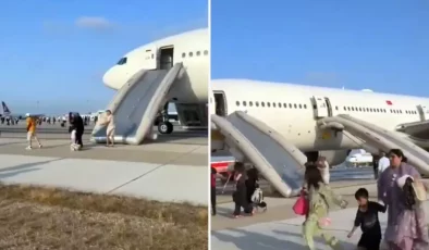 THY uçağında korku dolu anlar! Yolcular acil tahliye edildi