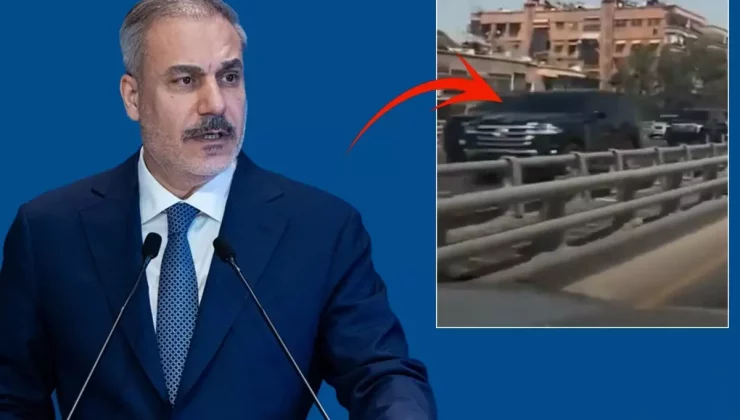 Dışişleri Bakanı Fidan Suriye’de! Şam sokaklarından gelen görüntü ise bomba