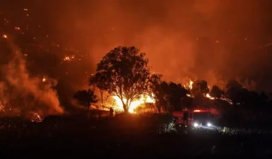 İki gündür yangınla boğuşan Çanakkale’den sevindiren haber