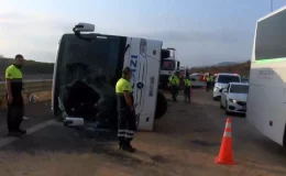 Kuzey Marmara Otoyolu’nda yolcu otobüsü devrildi: 3 ölü 20 yaralı