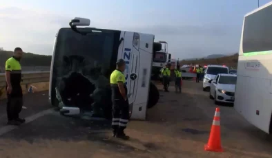Kuzey Marmara Otoyolu’nda yolcu otobüsü devrildi: 3 ölü 20 yaralı