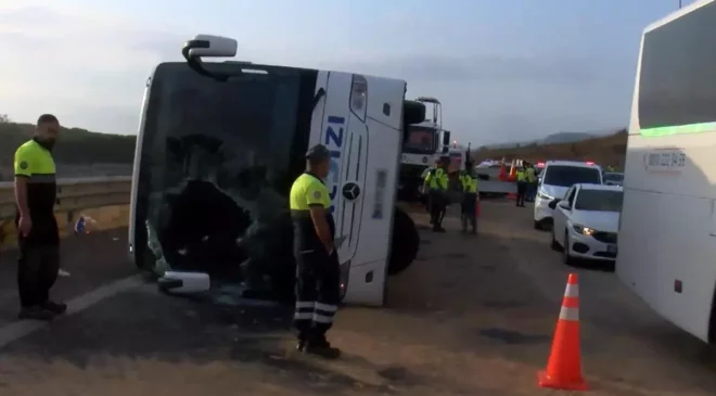 Kuzey Marmara Otoyolu’nda yolcu otobüsü devrildi: 3 ölü 20 yaralı