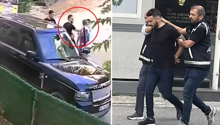 Gebze’de çocuklarının yanında babaya tokat atan sürücü tutuklandı